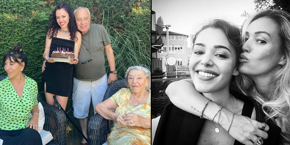 Ailesiyle kutlama yaptı