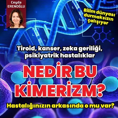 Hastalık öykülerinin arkasında yatan neden mikrokimerik hücreler mi? Tiroid, kanser, zekâ geriliği, psikiyatrik hastalıklar…