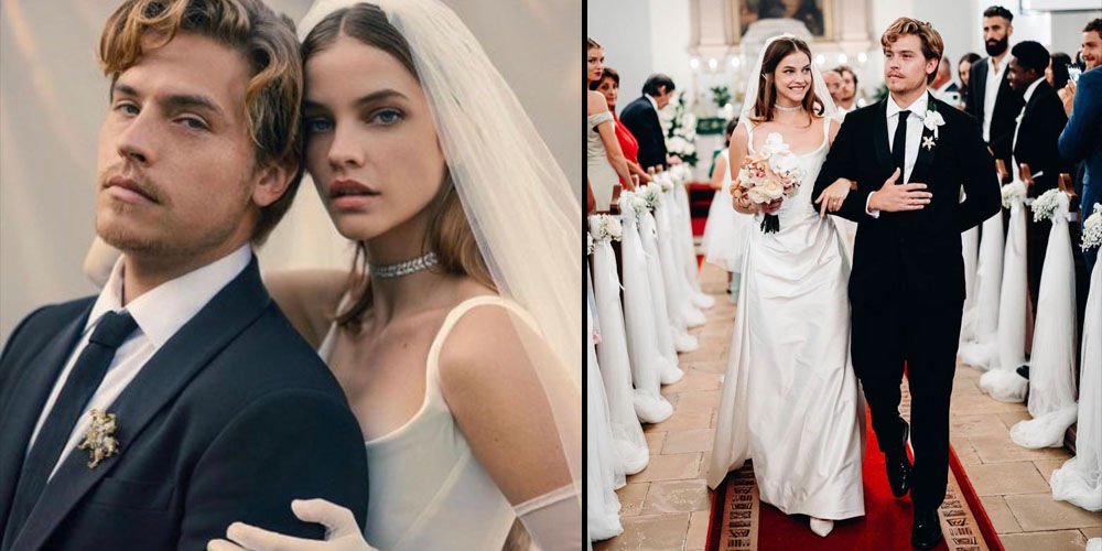 Barbara Palvin ve Dylan Sprouse evlendi