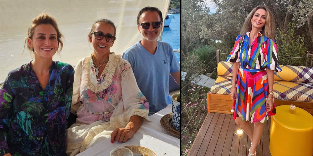 Dostlarıyla teknede buluştu