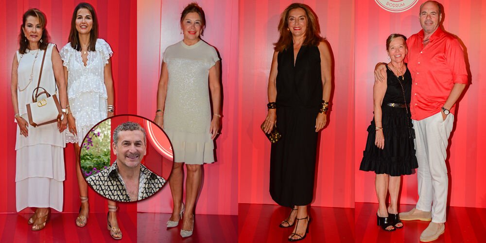 Moda tutkunları partide...