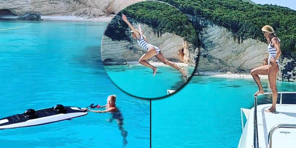 Machler'in sörf keyfi...