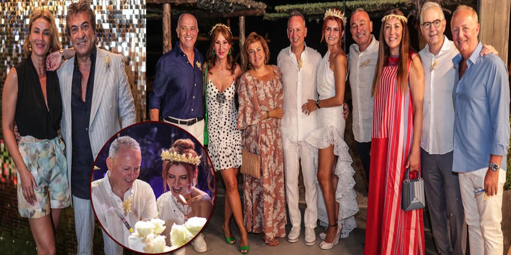 Çeşme'de nikah tazelediler...