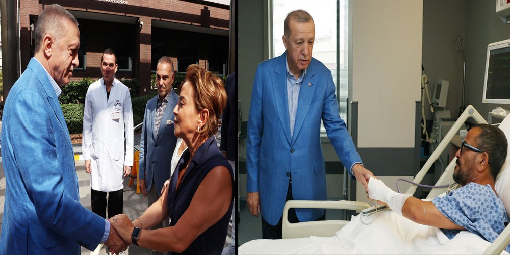 Cumhurbaşkanı Erdoğan'dan, Sabancı çiftine ziyaret
