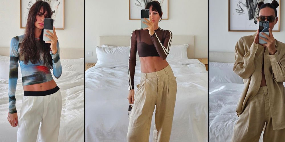 Özilhan ayna karşısında...