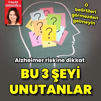 Alzheimer hastalığına yakın olabileceğinize işaret eden 3 belirti