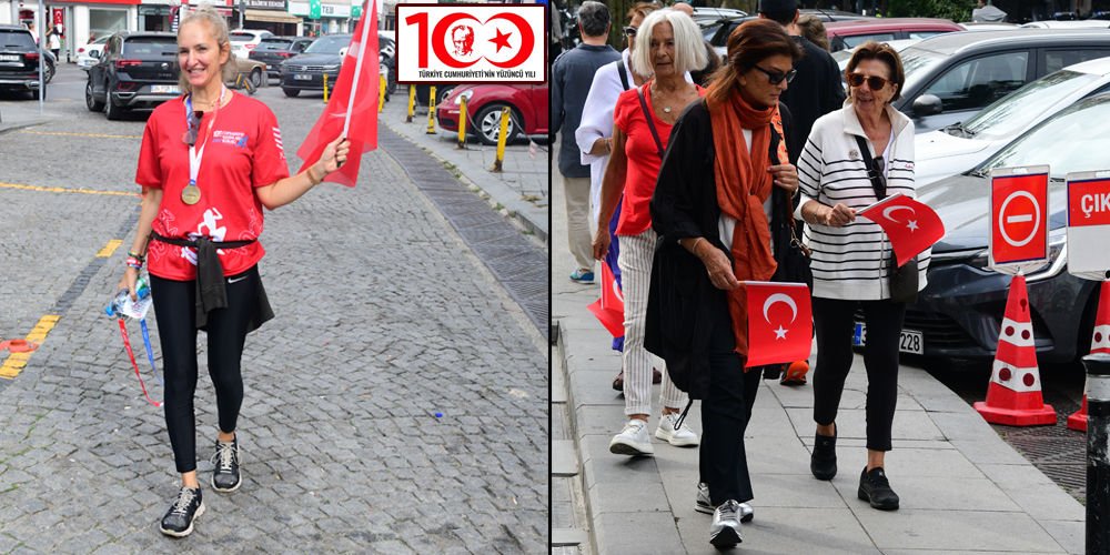 Sokaklarda Cumhuriyet Bayramı kutlaması...