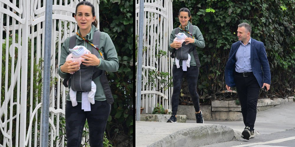 Eczacıbaşı bebeğiyle Yeniköy'de...