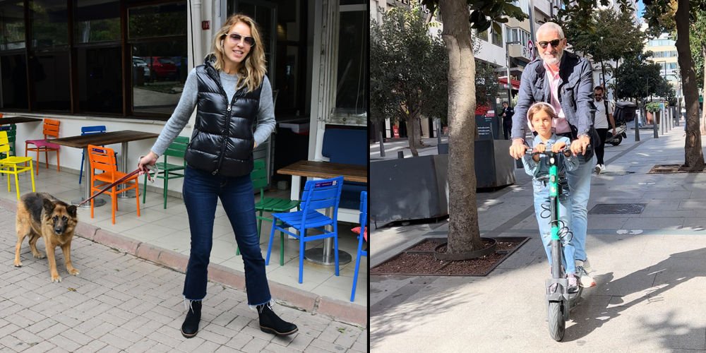 Caddelerde hafta sonu...