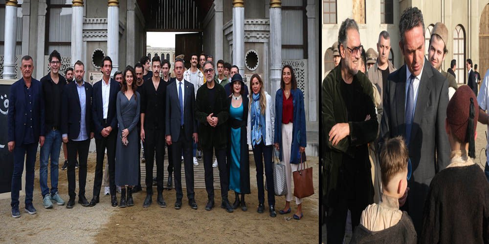 Koç'un set ziyareti!