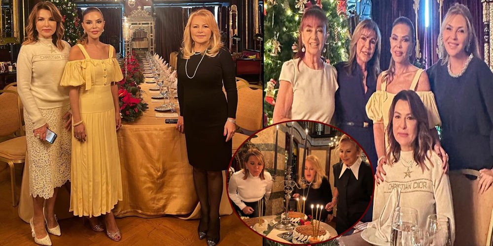 Yeni yaşlarını dostlarıyla kutladılar...