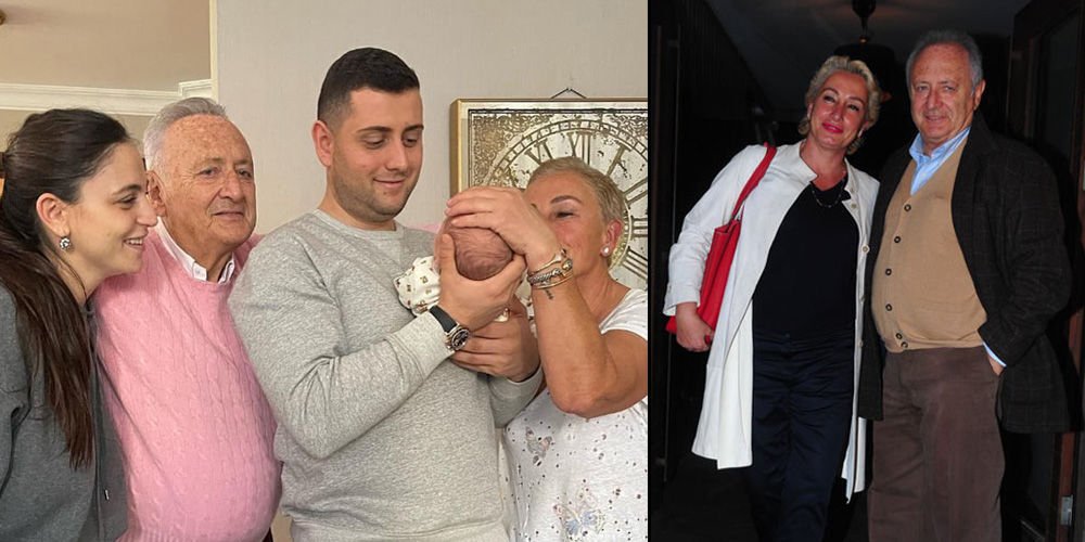 Benardete çiftinin torun sevinci...