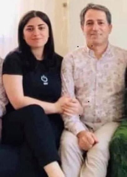 Öldürülen baba ile kızı, Ebru ve Ahmet Avcı.
