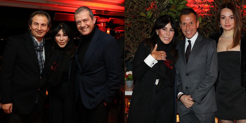 Dostlarını davette ağırladı...