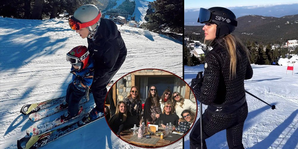 Uludağ'da kayak keyfi...