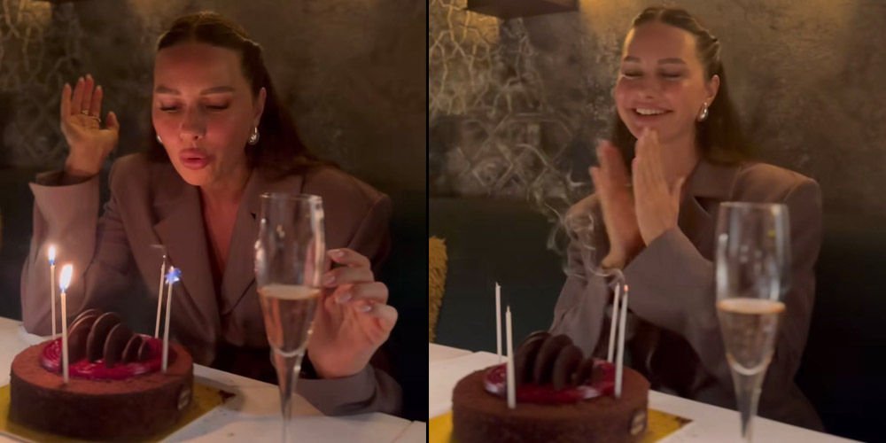 Yeni yaşını dostlarıyla kutladı