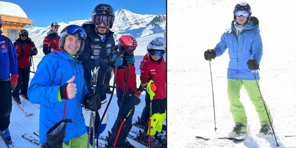 Fransa'da kayak tatili...