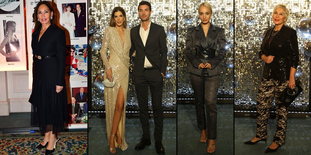 Şık davette buluştular