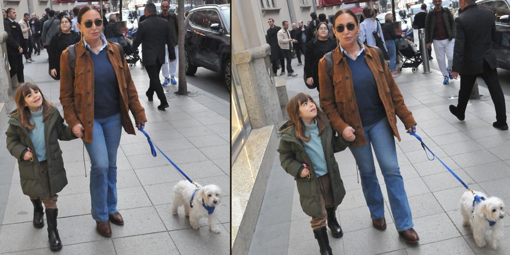 Torunuyla alışverişte...