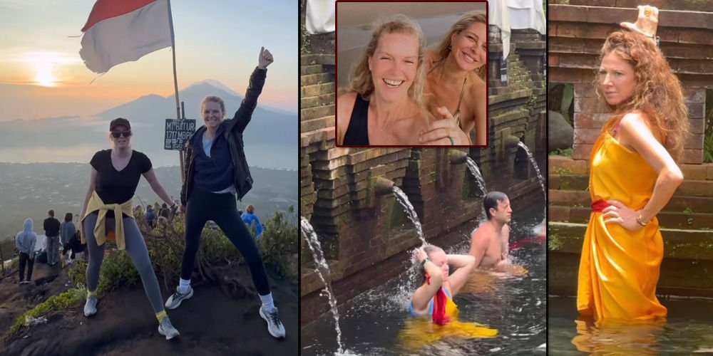 Dostlarıyla Bali'de tatil yaptılar...