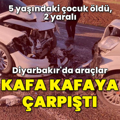 Diyarbakır'da otomobil ile hafif ticari araç çarpıştı: 1 ölü, 2 yaralı - Güncel haberler