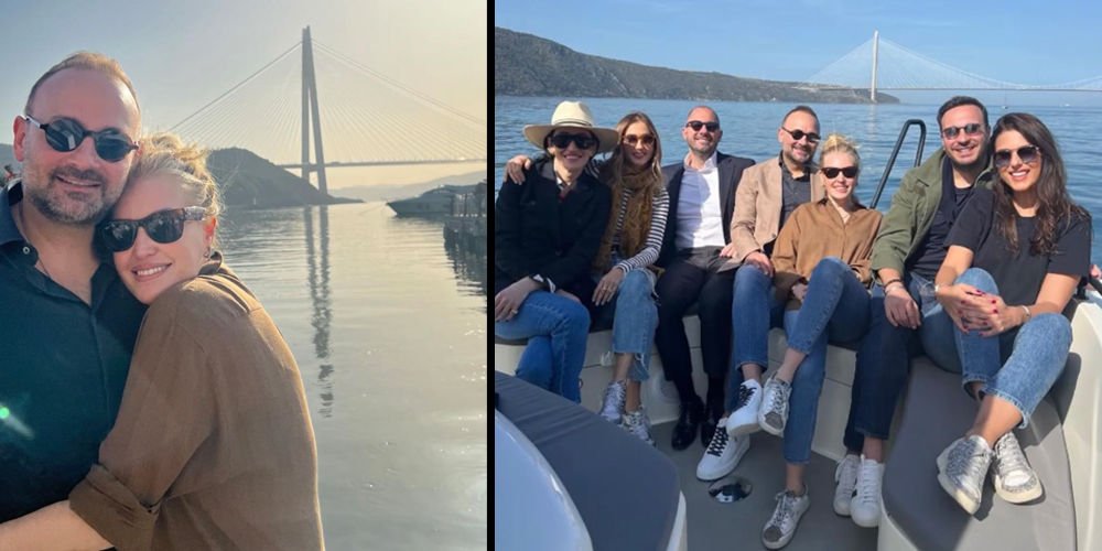 Dostlarla tekne keyfi...