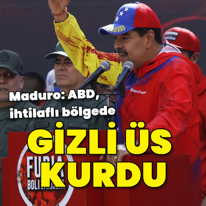 Venezuela Devlet Başkanı Maduro: ABD, ihtilaflı bölgede gizli askeri üs kurdu