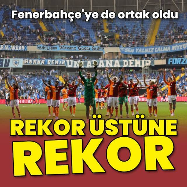 Galatasaray rekor üstüne rekor kırdı