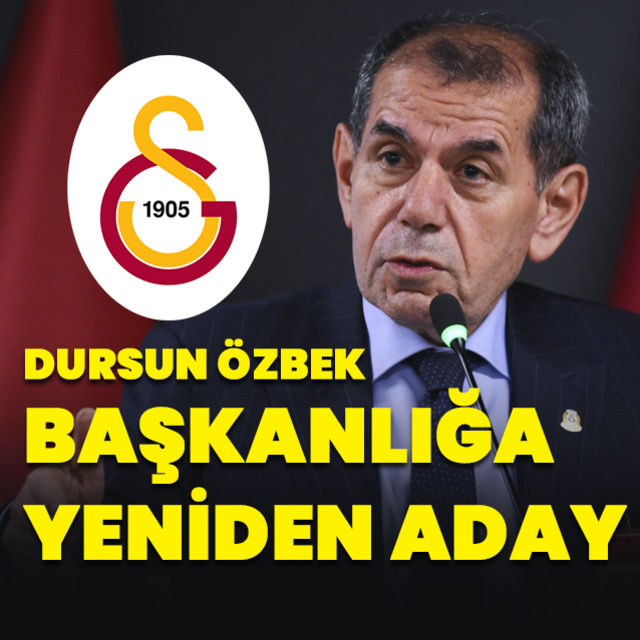 Dursun Özbek başkan adaylığını açıkladı