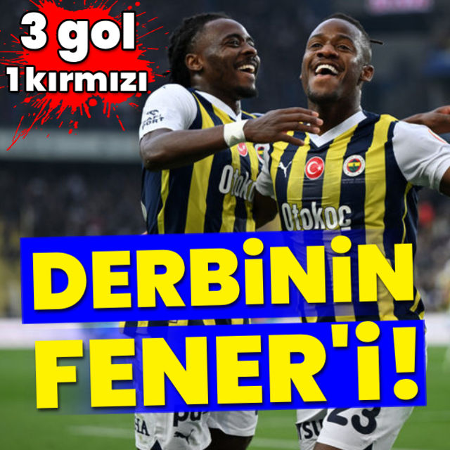 Derbide zafer Fenerbahçenin!