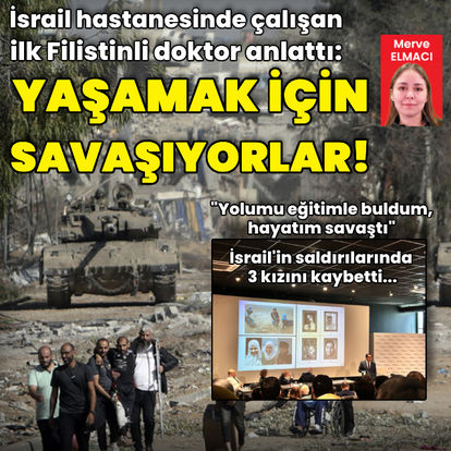 "Filistinliler yaşamak için savaşıyor"