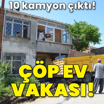 Kocaeli'de bir evden 10 kamyon çöp çıkarıldı! - Güncel haberler