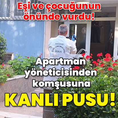 Kocaeli'nde apartman yöneticisinden komşusuna kanlı pusu - Son haberler