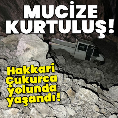 Hakkari-Çukurca yolu kapandı! - Son dakika haberi