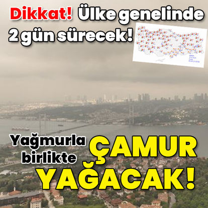 Hava durumu son dakika: Dikkat! Ülke genelinde 2 gün sürecek! 10 Mayıs Cuma hava durumu - Son dakika haberleri