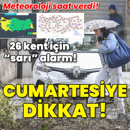 hava durumu | Meteoroloji saat verdi! 11 Mayıs Cumartesi hava durumu