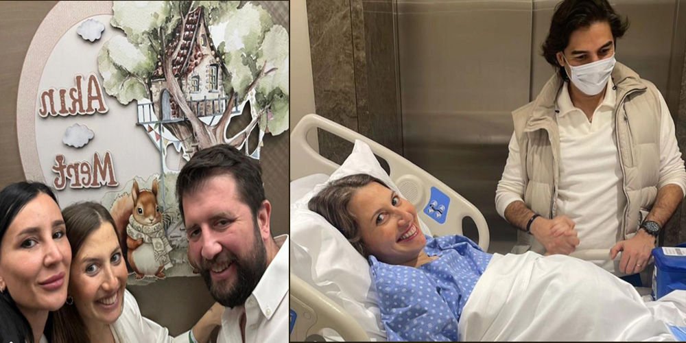 İkiz bebek sevinci...