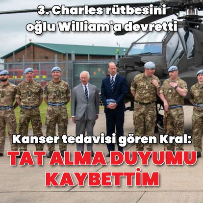 Kanser tedavisi gören İngiltere Kralı 3. Charles tat alma duyusunu kaybetmiş