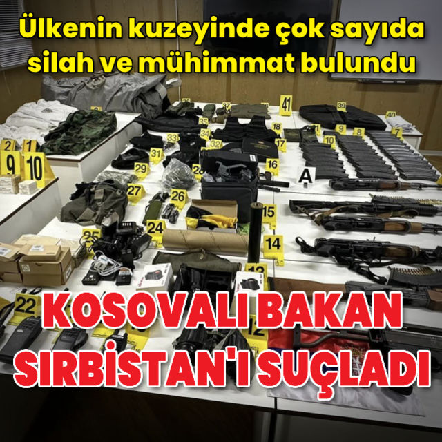 Kosovadan Sırbistana silah desteği suçlaması