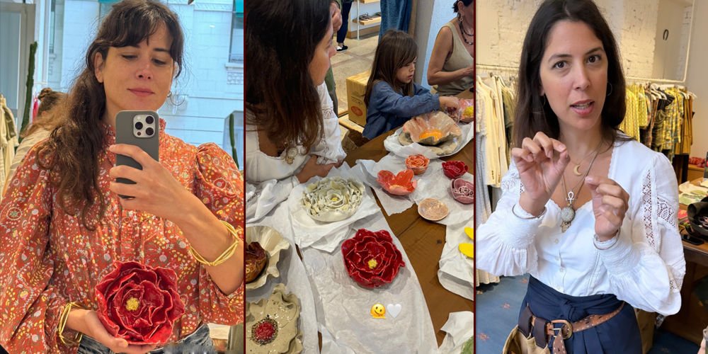 Mağazasını atölyeye çevirdi!