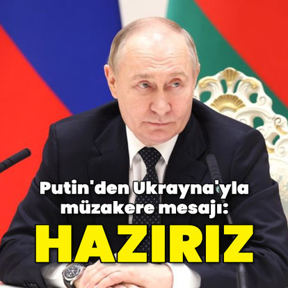 Rusya Devlet Başkanı Putin: Ukrayna'yla müzakerelere hazırız