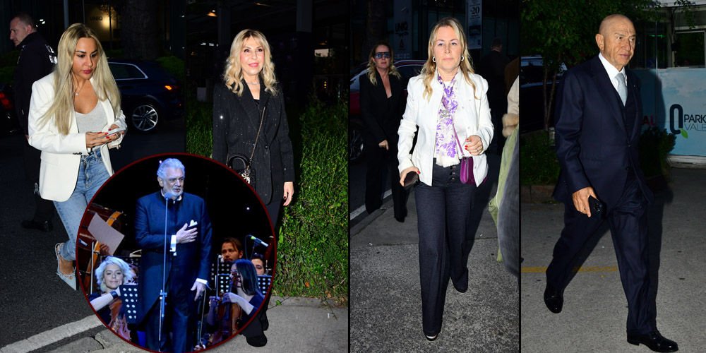 Placido Domingo'yu galada dinlediler...