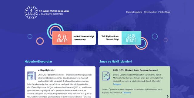 e-Okul ne zaman kapan�yor?