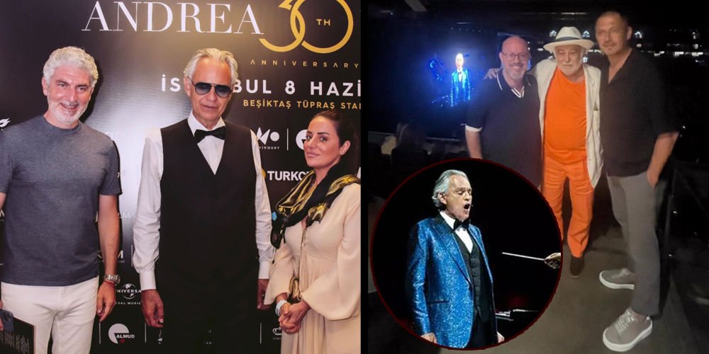 Bocelli'yi İstanbul'da dinlediler!