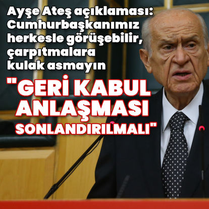 MHP lideri Bahçeli'den açıklamalar - Son dakika