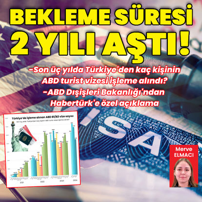 ABD vizesi için bekleme süresi 2 yılı aştı