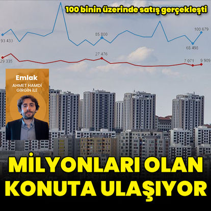 Konut satış rakamları açıklandı