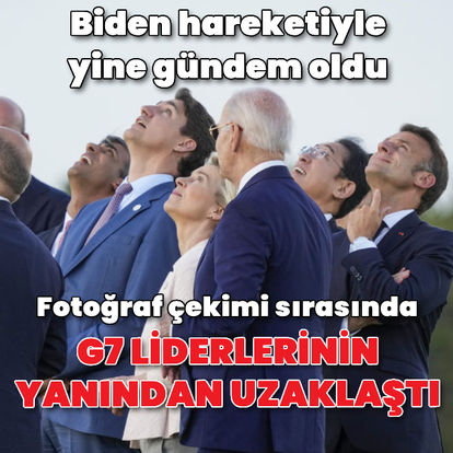 ABD Başkanı Joe Biden'ın hareketi gündem oldu: Fotoğraf çekiminde G7 liderlerinin yanından uzaklaştı - Öne Çıkan Haberler