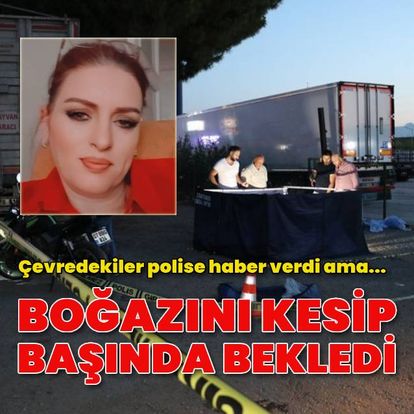 Boğazını kesip polisin gelmesini bekledi!