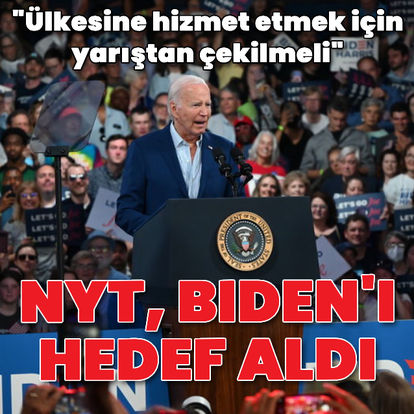 New York Times: ABD Başkanı Biden ülkesine hizmet etmek için yarıştan çekilmeli